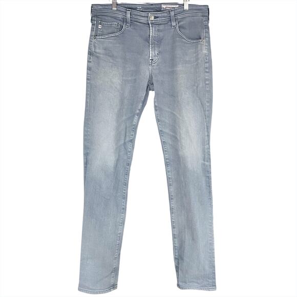 AG ADRIANO GOLDSCHMIED Tellis Modern Slim Jeans in Cool Faded Gray Size 34Wx33L - Picture 1 of 12